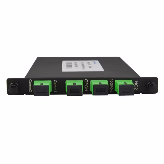 FTTH Pon Fiber Optical CWDM/DWDM/Fwdm ABS Box Type LC Upc Mux Demux Wdm