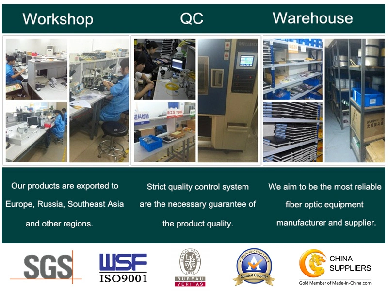 12 Channels CWDM Mux Demux in Plastic Box Multiplexer with Sc/Upc Connector