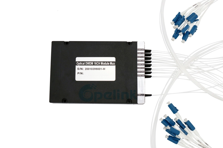 High Quality Optical DWDM Module, 16CH Fiber Optic DWDM Mux Demux with Factory Price