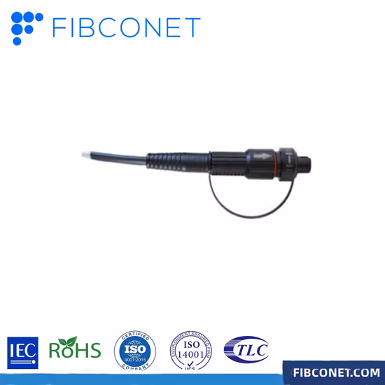 IP68 LC Sc MTP/MPO 어댑터가 있는 미니 옥외 섬유 방수 MPO 커넥터